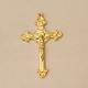 Crucifixo  Metal 5cm Dourado