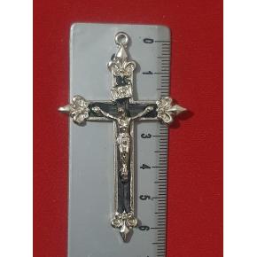 Crucifixo Metal e Madeira 6 cm