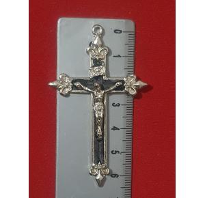 Crucifixo Metal e Madeira 6 cm